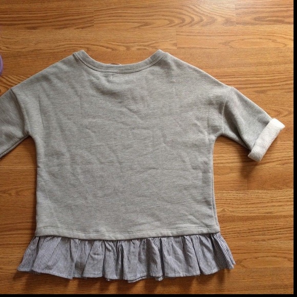 Kensie Jeans Layered Sweatshirt - Picture 2 of 3